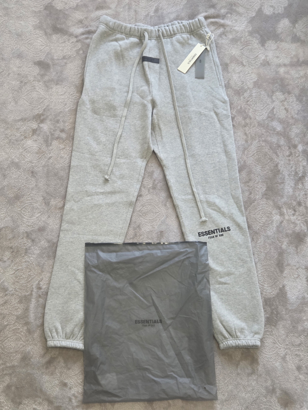 ESSENTIALS Fear of God Light Gray Sweatpants